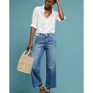 Paige Nellie Wide Leg Crop Jeans